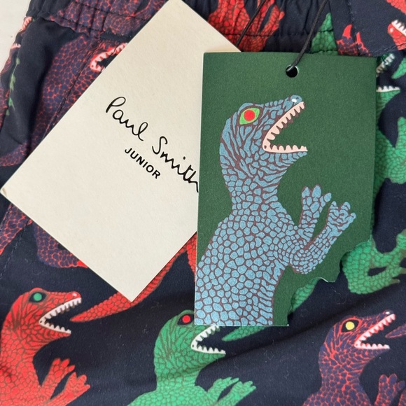 NWT PAUL SMITH Junior Dinosaur Print Swim Shorts Bathing Suit Size 6Y - Picture 3 of 12